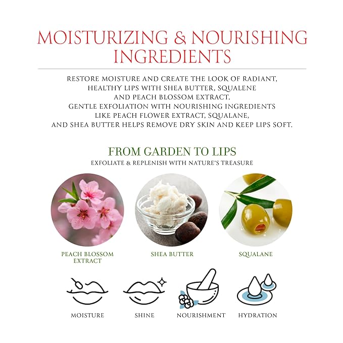 Tinted Lip Balm Hydrating 0.11oz, Glow Scarlet)