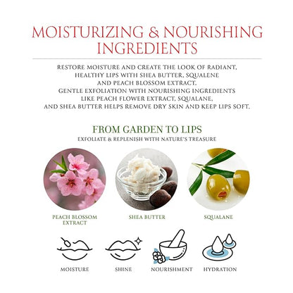 Tinted Lip Balm Hydrating 0.11oz, Glow Scarlet)