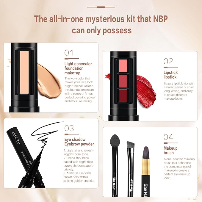 Portable Professional Makeup Kit,Mini Professional Makeup Kit Eyeshadow