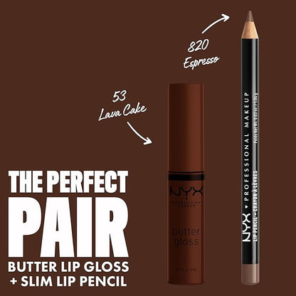 NYX PROFESSIONAL MAKEUP Butter Gloss Brown Sugar, Non-Sticky