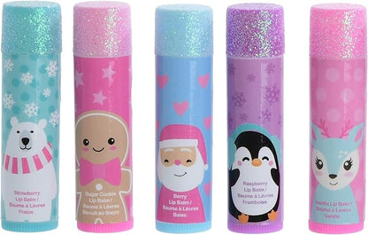 iscream Winter Friends 5-piece Scented Holiday Balm