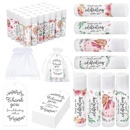 48 Set Bridal Shower Lip Balms Proposal