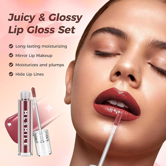 Lip Plumping Gloss, Juicy & Glossy Lip Gloss Plumping