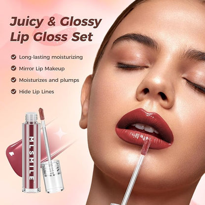 Lip Plumping Gloss, Juicy & Glossy Lip Gloss Plumping