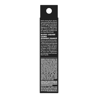 e.l.f. Camo Liquid Blush, Long-lasting Liquid Blush For Hot Pink