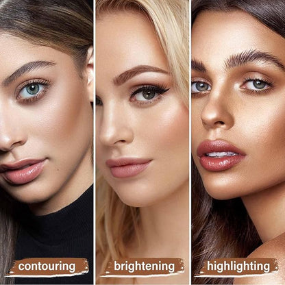 Boobeen 6 Colors Cream Contour Makeup Palette, Highlighter