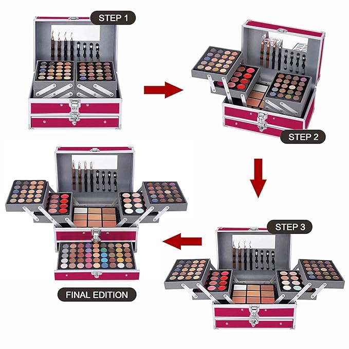 132 Color All In One Makeup Kit,Professional Makeup