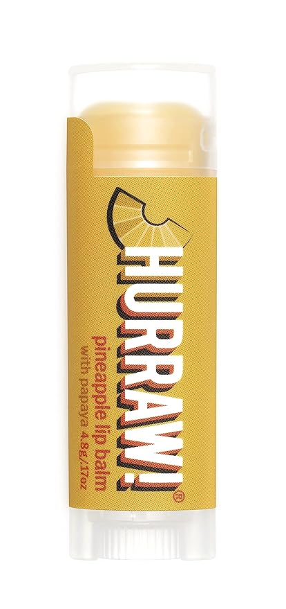 Hurraw! Pineapple Lip Balm: Organic, Certified