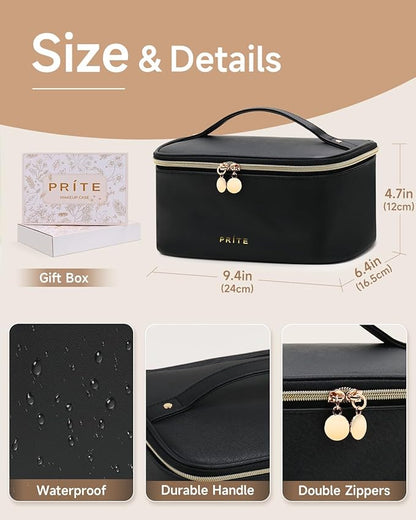 Prite makeup bag, large capacity