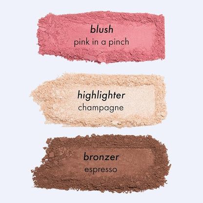 Subtl Beauty 3-in-1 travel makeup kit by subtl