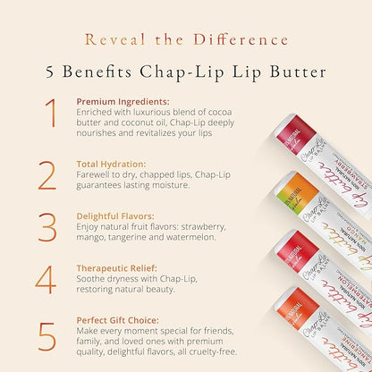 CHAP-LIP 100% All Natural Lip Balm Gift