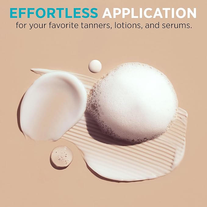 Self Tanner Tanning Mitt Set - Complete Tanning Mitts Kit with Exfoliating Gloves, Face and Body Tanner Glove for the Perfect Fake Self Tan Mit - Self Tanner Glove Mitt Tanning Lotion Applicator