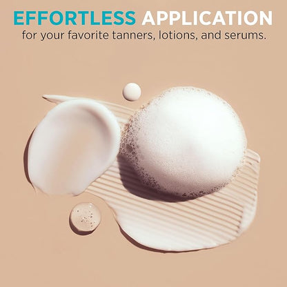 Self Tanner Tanning Mitt Set - Complete Tanning Mitts Kit with Exfoliating Gloves, Face and Body Tanner Glove for the Perfect Fake Self Tan Mit - Self Tanner Glove Mitt Tanning Lotion Applicator