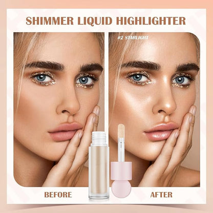 Liquid Highlighter Natural Glow For Face & Body,