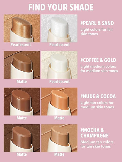 SHEGLAM 2 In 1 Dual Head Cream Contour & Sand