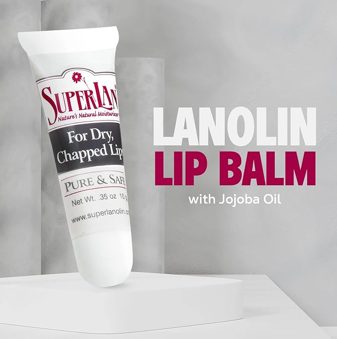 Organic Lanolin Lip Balm - Natural
