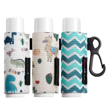 Lip Balm Holder Sleeves Keychain Chapstick