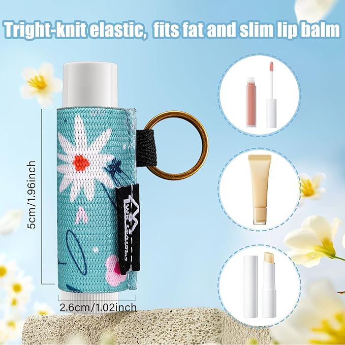 WK IEASON Lip Balm Holder Keychain