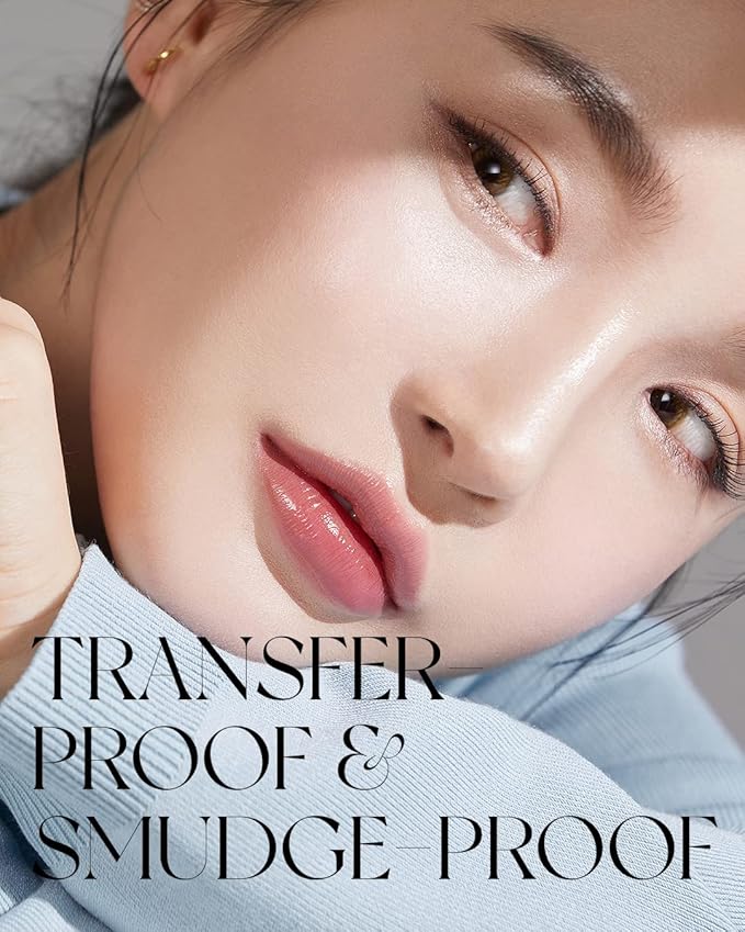 Non-Section Glowy Tint – 103 MELLOW GLOW – Glass Lasting Transparent & Flexible Lip Makeup - Moisturizing Lip Stain for Glossy Finish – Buildable Lipstick for Fuller Looking Lip, 0.18 fl.oz.