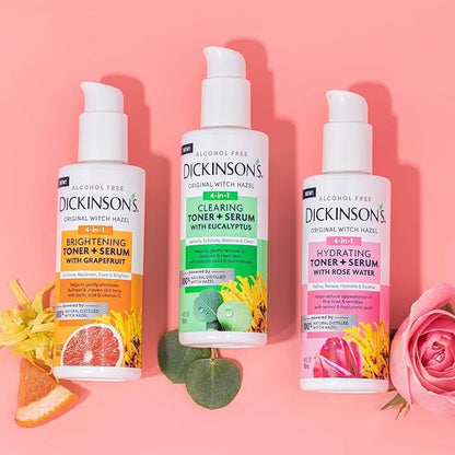 Dickinson's Witch Hazel Hydrating Toner + Serum with Rose Water