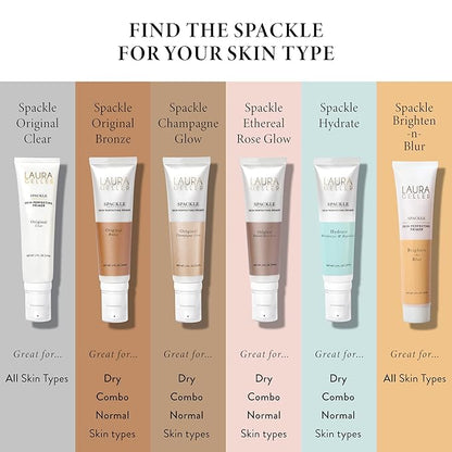 LAURA GELLER NEW YORK Primer, Ethereal Rose Glow, Non-Greasy, Cruelty-Free, 59 ml