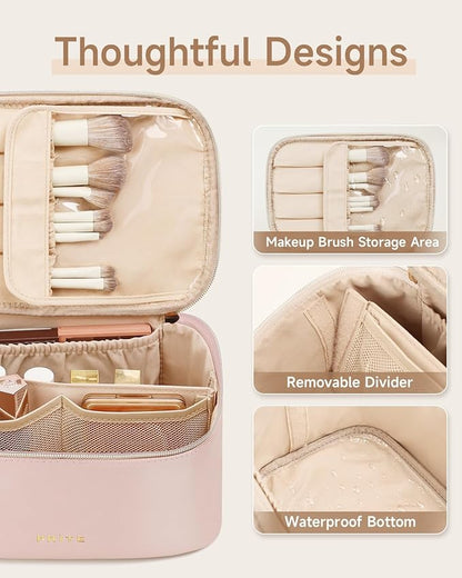 Prite makeup bag, large capacity