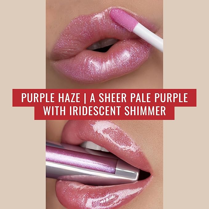 Runway Rogue Classic Lip Gloss, Sheer Pale-Purple Hydrating Rogue