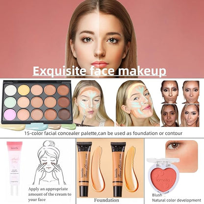 Travel Makeup Kit,Girl Makeup Kit for Girls Ages