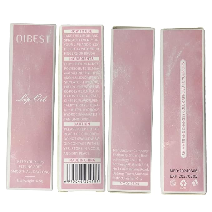 2Pcs Magic Color Changing Lip Oil,Big Brush Hydrating Glimmer Lip Oil,Long Lasting Moisturizing Smooth Non-Sticky Lip Gloss Oil Lip Balm, Fresh Lip Oil Stain Girl's Lip Care