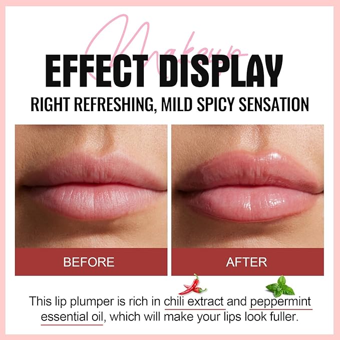 Natural Spicy Lip Plumping Booster Lip Girls(3PC)