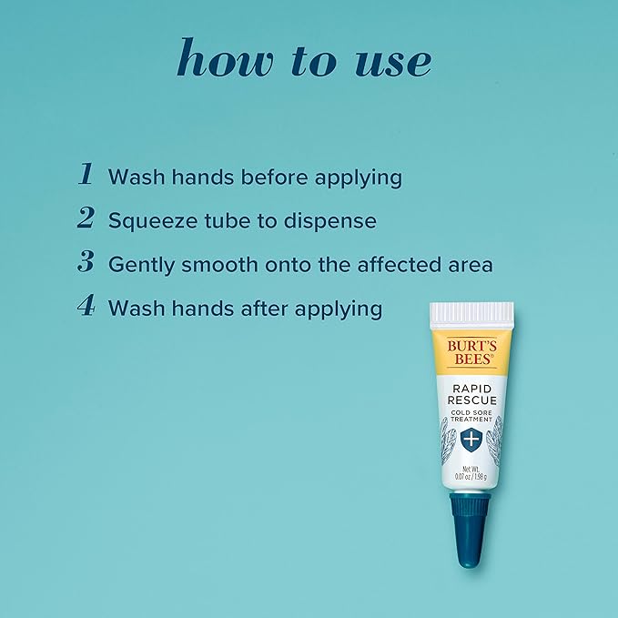 Burt's Bees Cold Sore Treatment and oz.