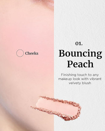 VDL Cheekstain Pastel Blush for Cheeks (Bouncing Peach, 0.2oz
