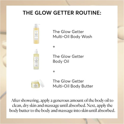 Naturium The Glow Getter Body Oil, Multi-Oil for Intense Nourishment, Hydrating & Moisturizing Formula, Vegan & Cruelty-Free, 3.4 oz