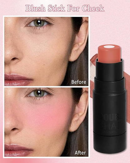 Cream Blush Stick Makeup for Cheeks, Multi Blush for Women-06