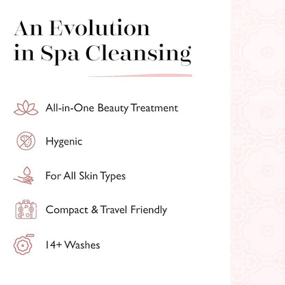 SPONGELLÉ Freesia Pear Pedi-Buffer with Built-In Cleanser - Exfoliates, Softens & Smooths Feet for Spa-Like Pedicure Experience, 30+ Uses