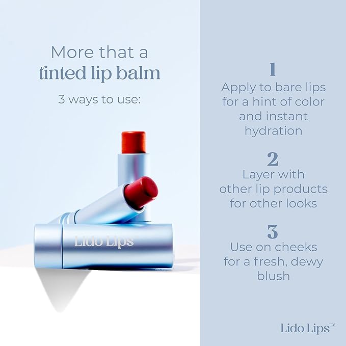 Tinted Lip Balm. Moisturizing Sheer, Buildable