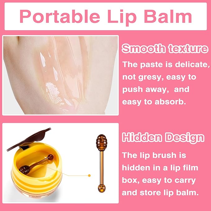 Lip Balm Honey Pot, Honey & Lip(2