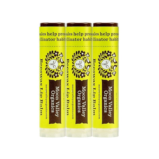 Moon Valley Organics Beeswax Lip Balm LIME,
