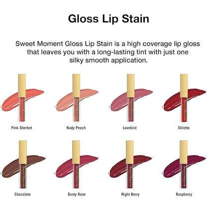 Sistar Sweet Moments Gloss Lip Stain Long-Lasting Glossy Gloss