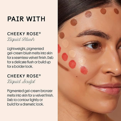 Winky Lux Cheeky Rose Liquid Highlighter, Gel Cream