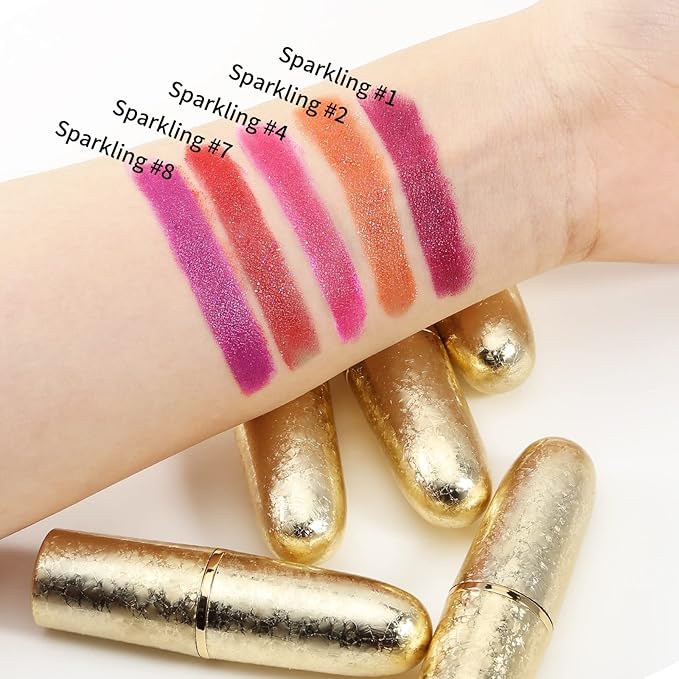 Boobeen Glitter Lipstick Hydrating Lip Balm Sparkling Shine Glitter