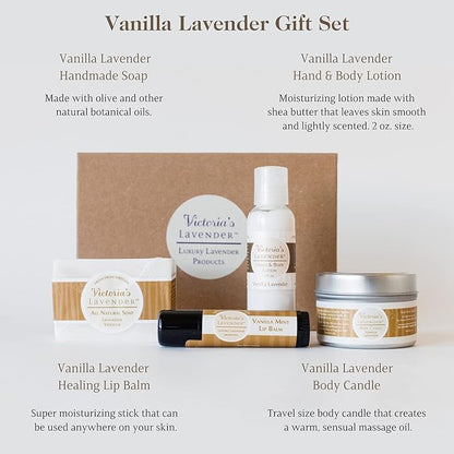 Victoria's Lavender Natural Body Products Gift
