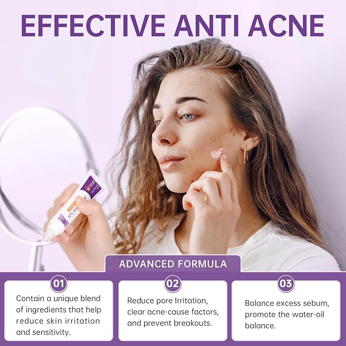 Azelaic Acid 12% Serum for Acne, Azelaic Acid Cream for Acne, blemishes and Pimples, Nicotinamide Serum Balances Excess Sebum for Smooth Skin, 0.7 OZ