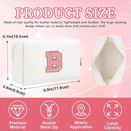 Personalized initial letter patch makeup