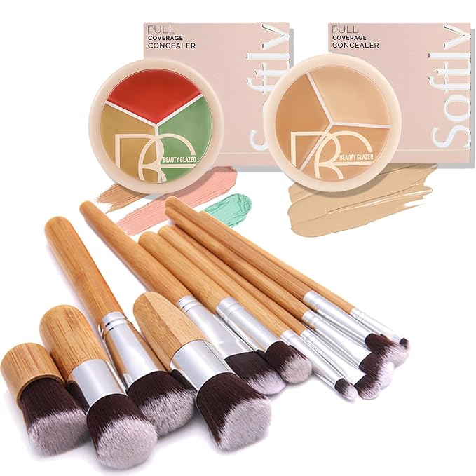 6 Color Correcting Concealer Kit with 11 Pcs