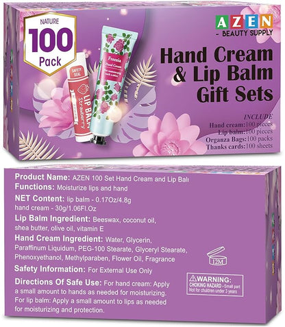 AZEN 100 Sets Hand Cream Bulk