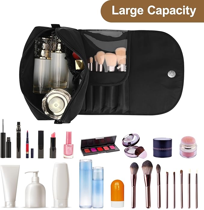 Ofak travel makeup bag with