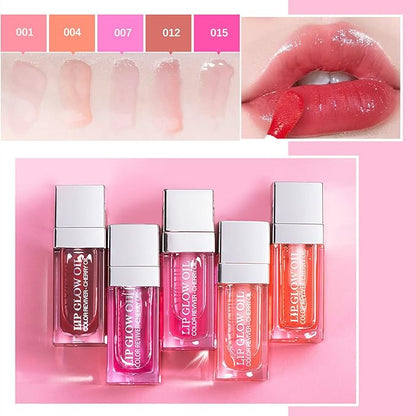 Lip Oil Hydrating Tinted Lip Balm,