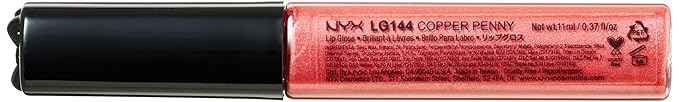 NYX Professional Makeup Mega Shine Lip Gloss, Copper Penny, 0.37 Ounce