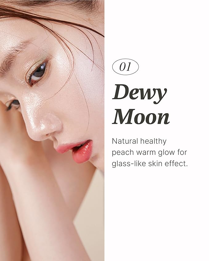 Glint Stick Highlighter (Dewy Moon, 0.24oz) - Multi-Use 0.24oz